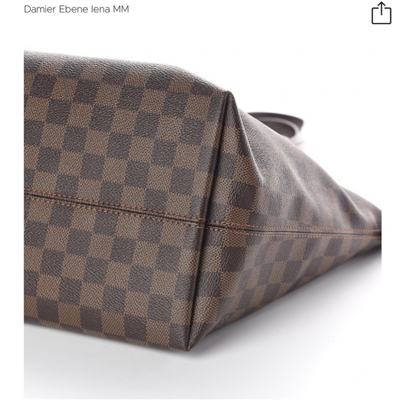 Authentic Louis Vuitton Damier Lena MM Shoulder Bag - Picture 11 of 13
